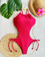 Lala Cutout One Piece + Side ties and Classic Coverage Bottom