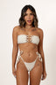 Serena Beaded Bandeau + Cheeky Brazilian Tie Bottoms