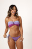 Angelica Reversible Bandeau Top + Cheeky Scrunch Brazilian Tie Bottoms