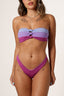 Angelica Reversible Bandeau Top + Cheeky Brazilian Bikini Bottoms