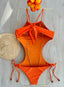 Lala Cutout One Piece + Side ties and Classic Coverage Bottom