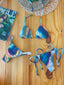 Sophie Tie-Dye Triangle Top + Cheeky Scrunch Tie Bikini Bottoms